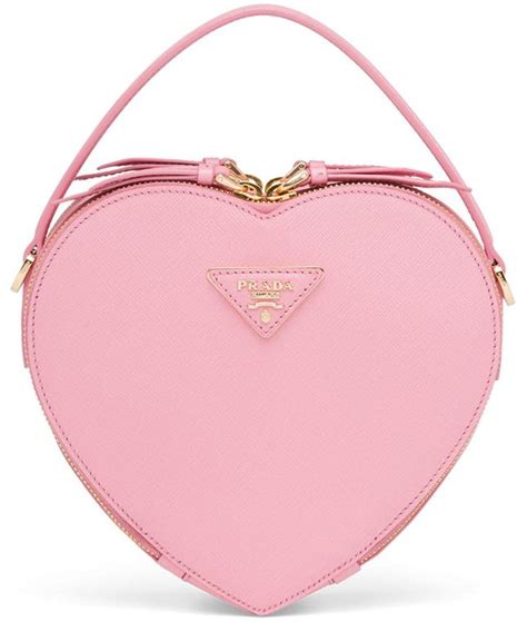 pink prada bag heart|Prada bag with coin purse.